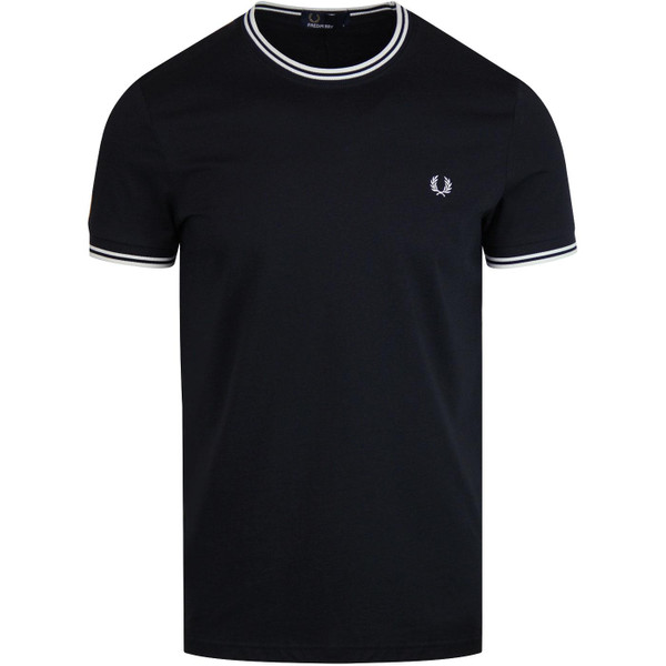 Fred perry twin tipped mod crew neck tee navy