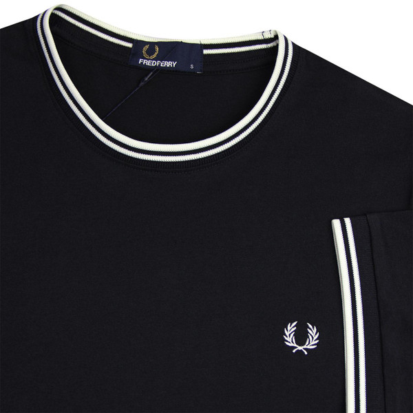 Fred perry twin tipped mod crew neck tee navy