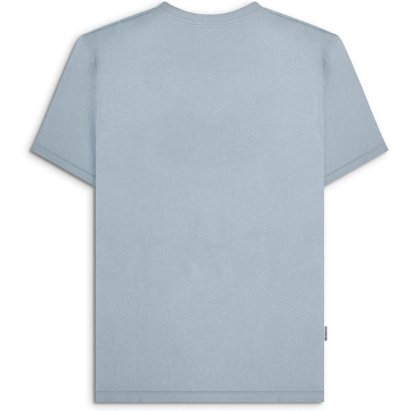 Lambretta Mod Ska Checkerboard Panel T-Shirt in Dusky Blue SS1508