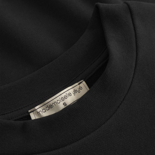 Mademoiselle Yeye Le Freak C'est Chic Sweatshirt in Black