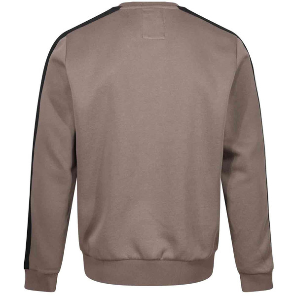 Luke 1977 Massachusetts Taped Sleeve Indie Sweatshirt in Mushroom M770351