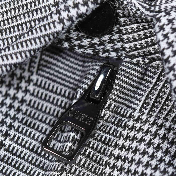 Luke Tyne Prince of Wales Check Retro Overshirt in Charcoal M770302
