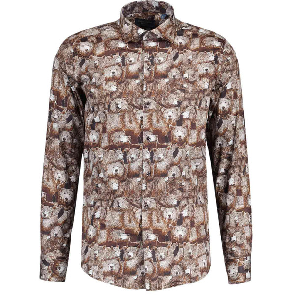 Guide London Bear Print Shirt
