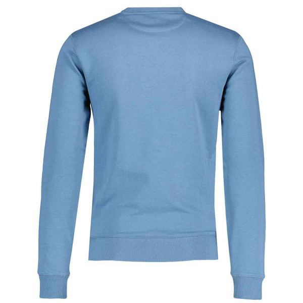 Farah Tim Men's Retro Crew Neck Sweatshirt in Para Blue