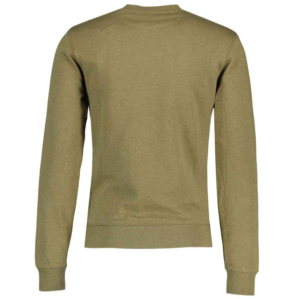 Farah Tim Retro Crew Neck Sweatshirt in Khaki Marl
