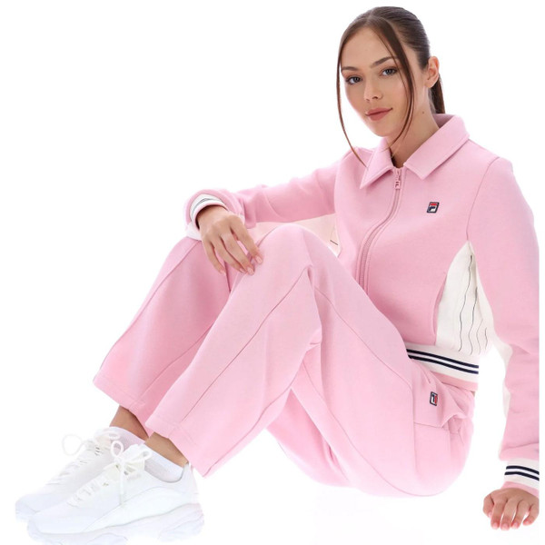 Fila Vintage Women's Heddie Jogger Pants in Pink Nectar FW24WC010 375