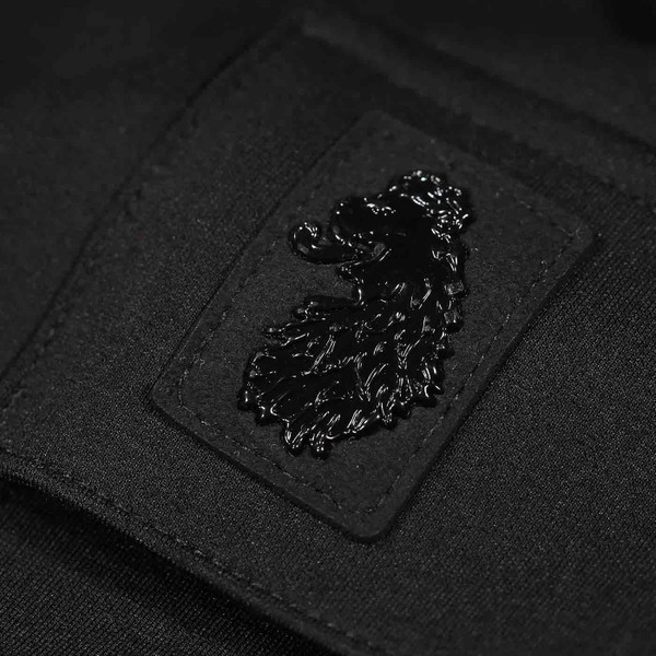 Luke 1977 Pegasus Men's Premium Zip Through Twin Pocket Overshirt in Black M750901