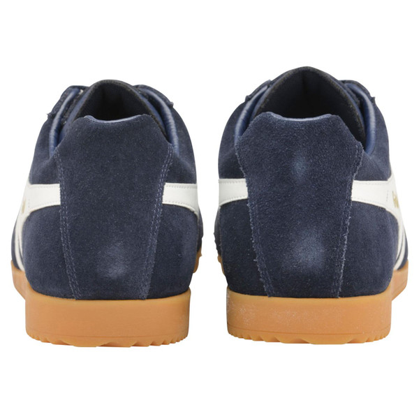 Gola Harrier Suede Retro Trainers Navy White Gola Harrier Suede Retro Trainers Navy White