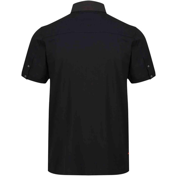 Luke 1977 Macau Premium Modal Retro Polo Shirt in Black M721452