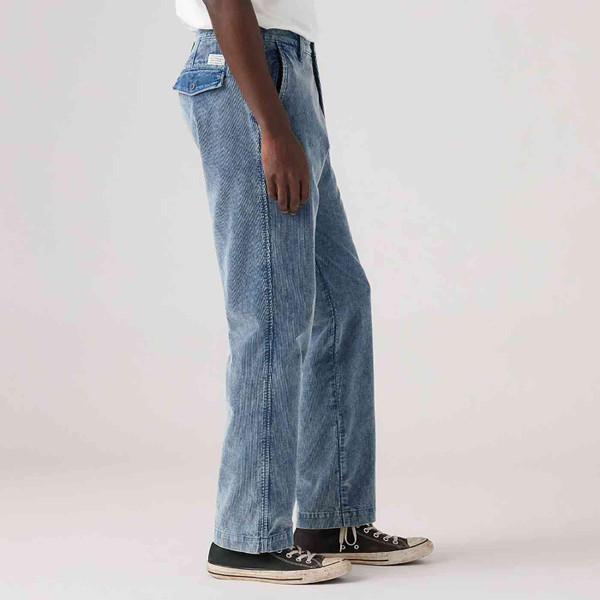 Levi's XX Chino Authentic Straight Men's 1980s Cord Trousers in Blue Spring A57530029