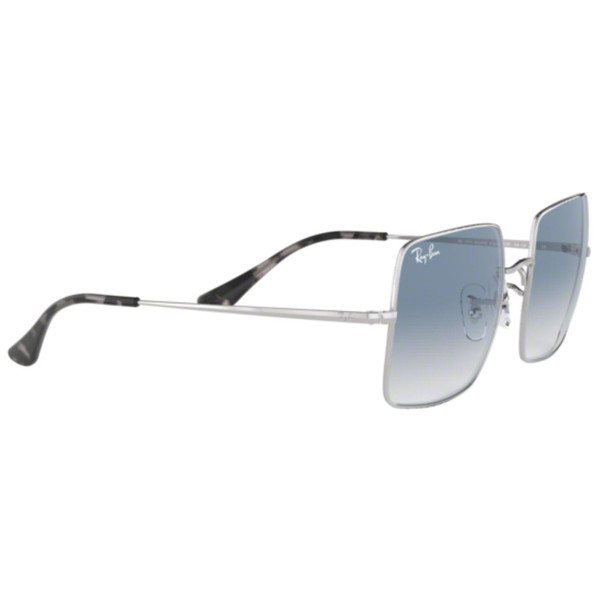 Ray-Ban 1971 Square Sunglasses Retro 70s Silver Blue