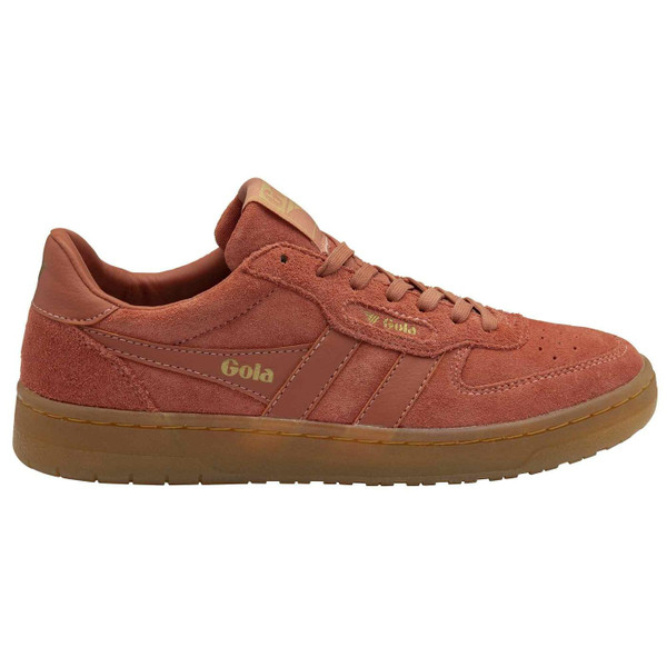 Gola Classics Women's Hawk Suede 86 Trainers in Clay and Gum CLB571UC