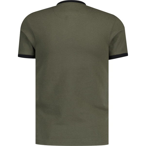 trojan records clothing mens retro spirit of '69 logo print crew neck tshirt army green