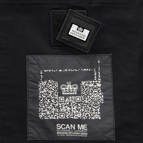 Weekend Offender Tavira Retro Shirt Jacket in Black