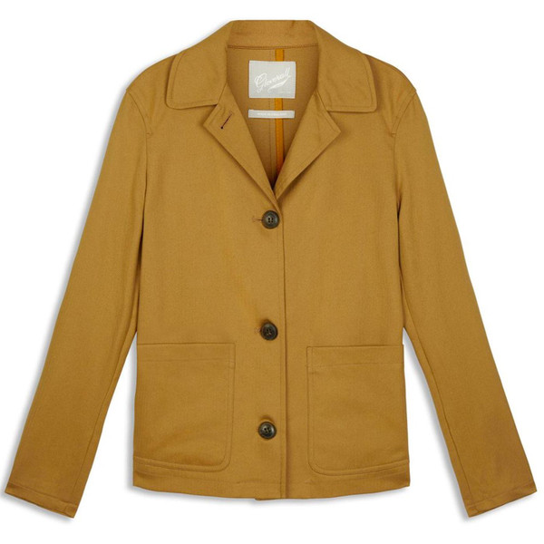 Gloverall Charlotte Women's Retro 60s Made in England Work Jacket in Stone