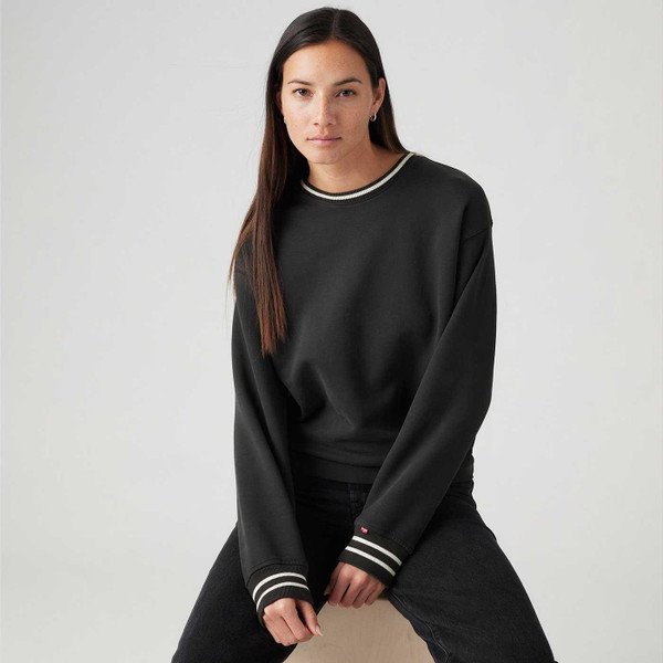 Levi's Womens Heritage Sport Script Crew Neck Sweatshirt 