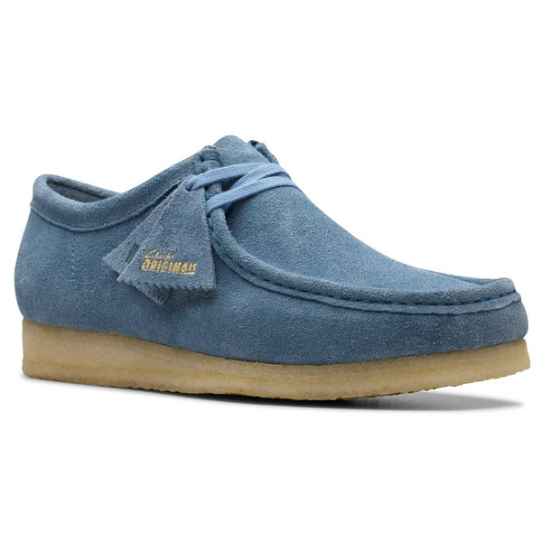 Wallabee French Blue Suede Shoes by Clarks Originals 26179164