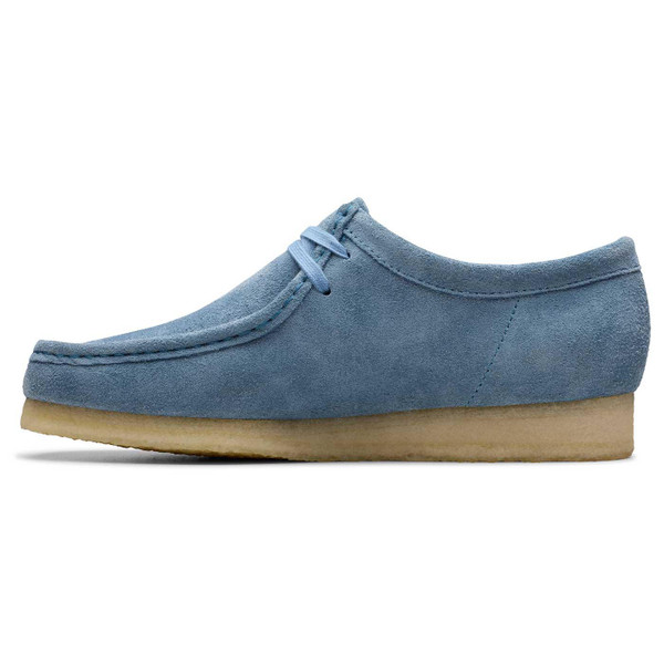 Clarks Originals Wallabees in French Blue Suede 26179164