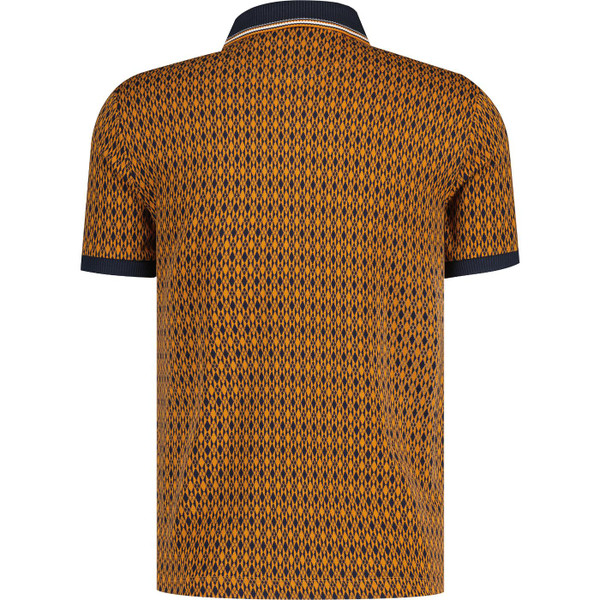 original penguin mens jacquard knit argyle zip neck polo tshirt sudan brown original penguin mens jacquard knit argyle zip neck polo tshirt sudan brown