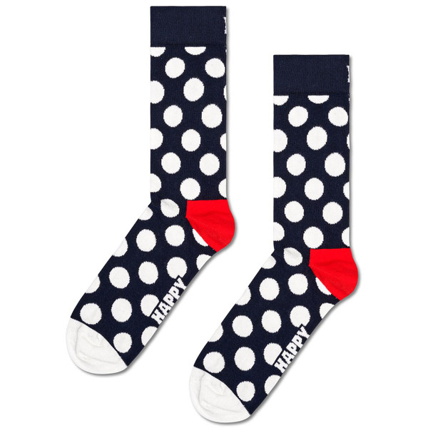 Happy Socks Men's 3 Pack Optic Socks Gift Set in Box in Navy P000989