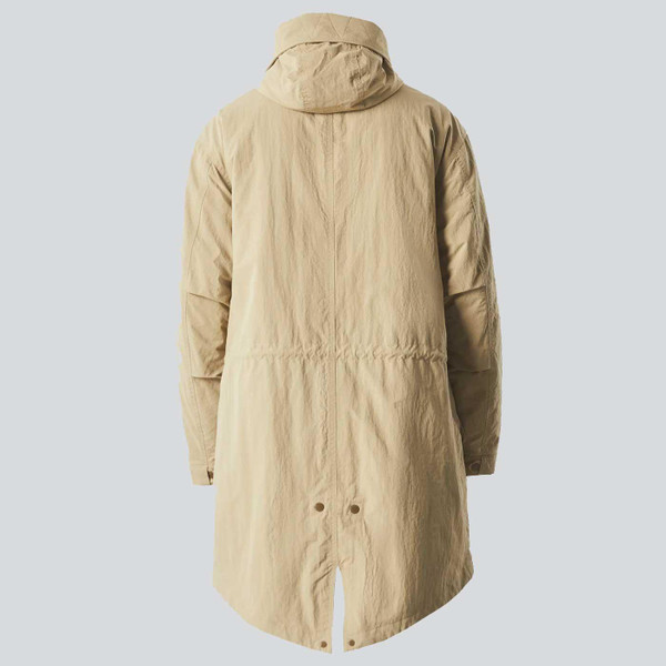 Nomad Pretty Green Mod Fishtail Parka Jacket in Sand G24Q3MUOUT321 Nomad Pretty Green Mod Fishtail Parka Jacket in Sand G24Q3MUOUT321