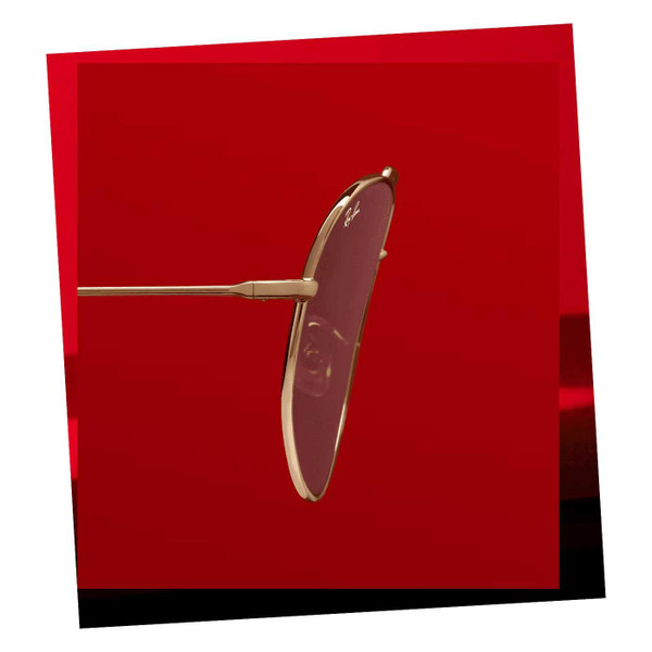 Ray-Ban Lenny Kravitz x Aviator Reverse Sunglasses Inverted Lens Detail