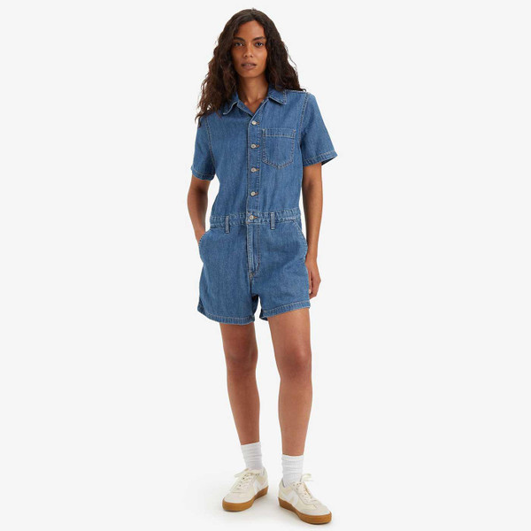 Levi's Women's Heritage Romper Retro 1970s Playday Jumpsuit A74490000
