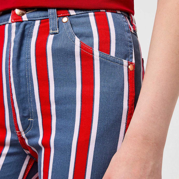 Wrangler Women's Walker American Pie Retro 1970s Stripe Jeans 112352419 Wrangler Women's Walker American Pie Retro 1970s Stripe Jeans 112352419