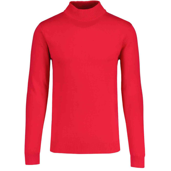 Madcap England Eastwood Mock Turtleneck Pullover in Red MC252
