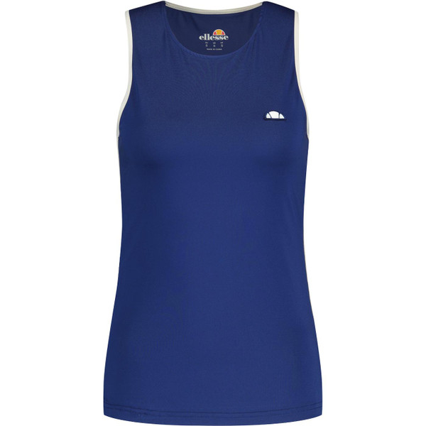 ellesse womens dallas side stripes tank top navy