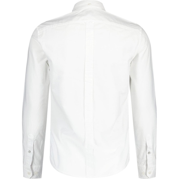ben sherman mens 60s mod button down long sleeve cotton oxford shirt white