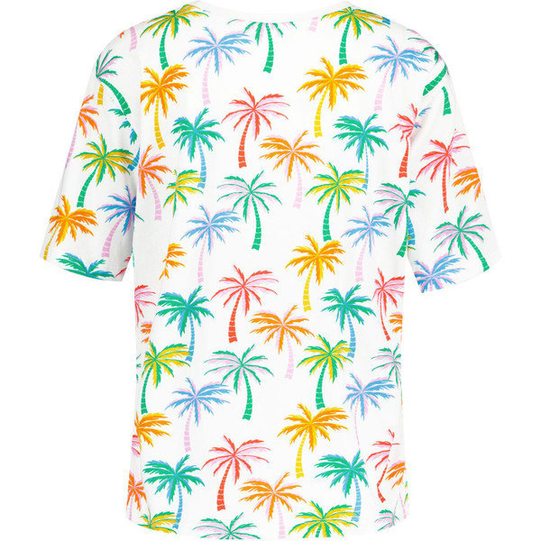 sugarhill brighton mens kinsley rainbow palms retro relaxed tshirt off white