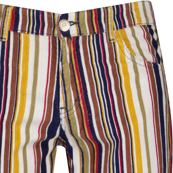 Madcap England Killer Stripe Men's Retro 70s Cord Flares Multi