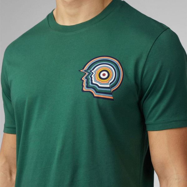 Ben Sherman Mod Head Scooter Target T-shirt in Green 0076127 650