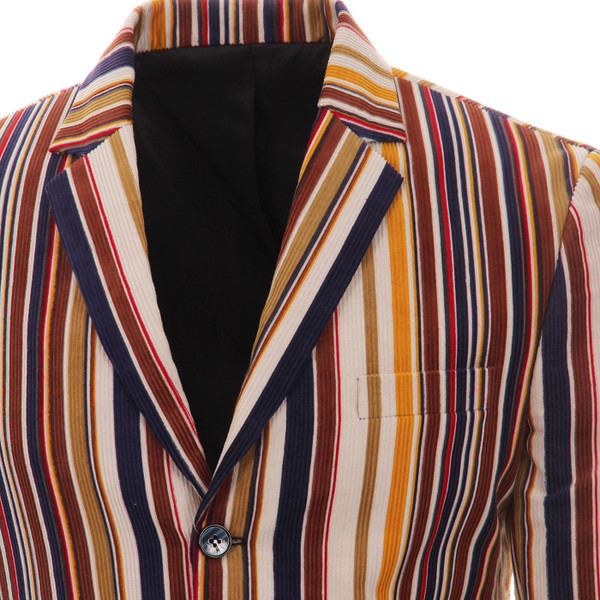 Madcap England Offbeat Cord Stripe Men's Mod Boating Blazer Jacket