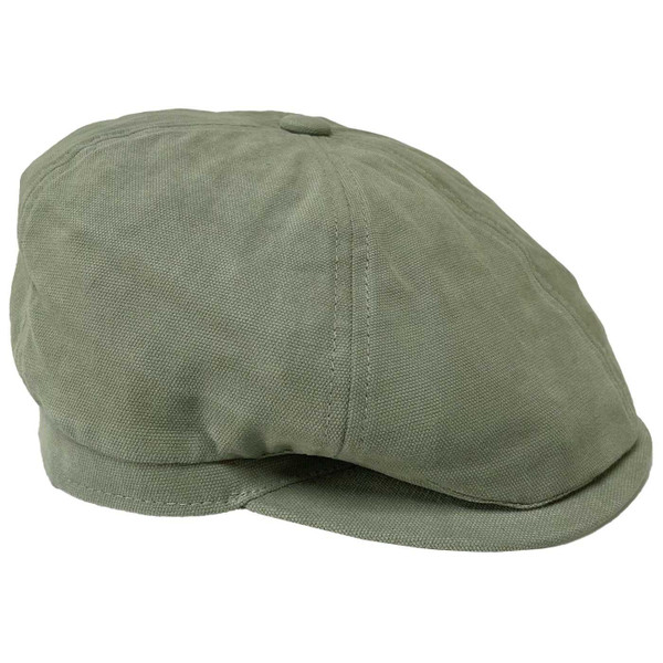 Failsworth Hudson 6 Panel Canvas Cap in Sage