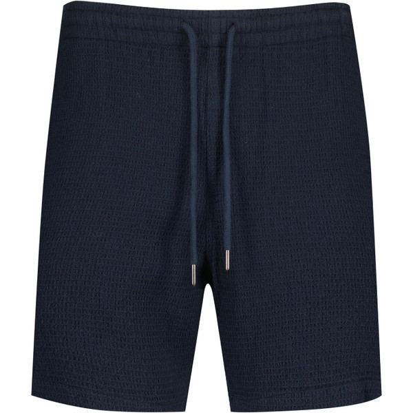 farah vintage mens redwald drawstring waffle texture shorts navy