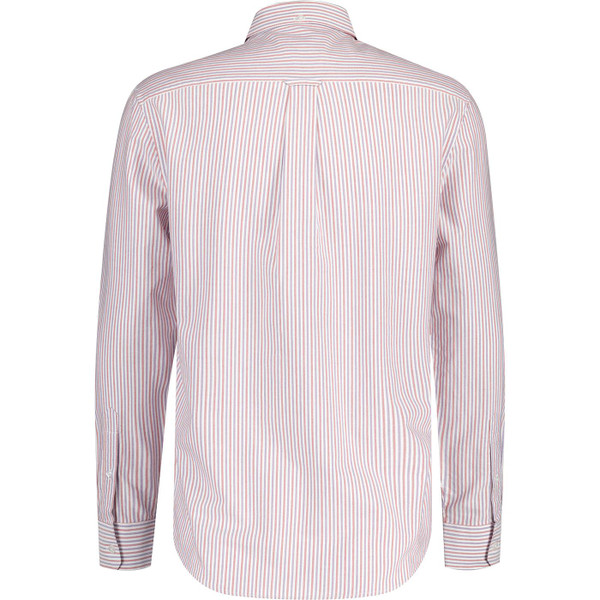 farah vintage mens brewer mod stripe casual fit long sleeve oxford shirt slate purple