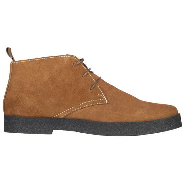 Madcap England Cisco Suede Retro Chukka Boots in Dark Tan
