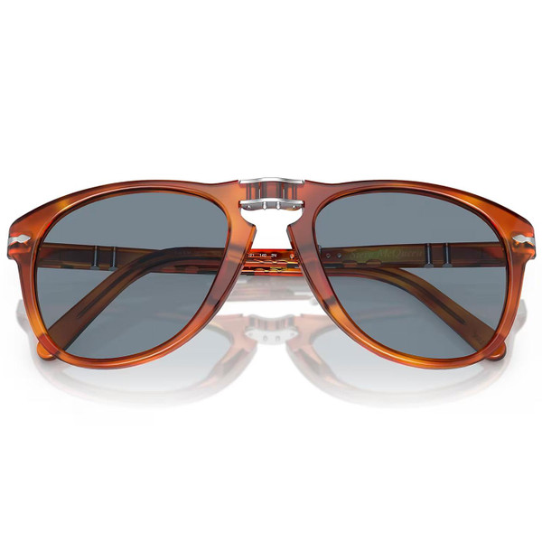 Persol 0PO0714SM Steve McQueen Foldable Sunglasses in Terra Di Siena Persol 0PO0714SM Steve McQueen Foldable Sunglasses in Terra Di Siena