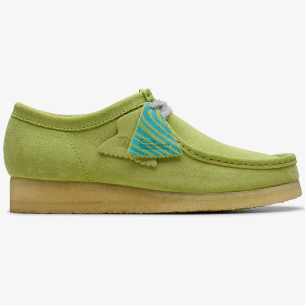 Clarks Originals Wallabee Suede Men's Shoes in Pale Lime 26175855