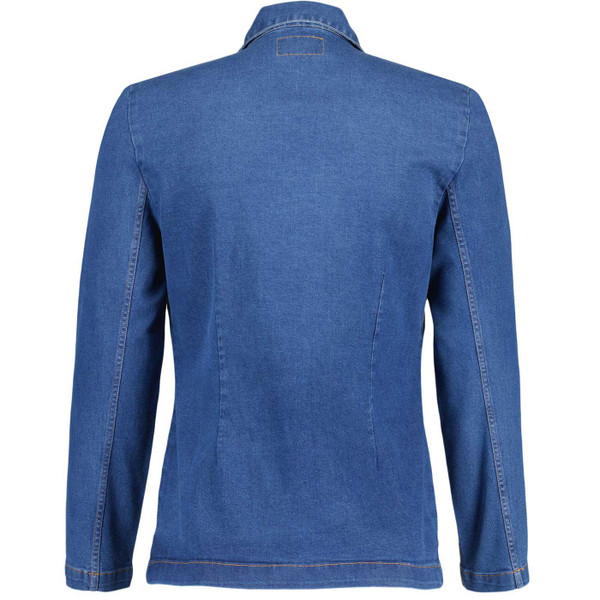 Madcap England Ziggy Denim 70s Indie Beagle Collar Jacket in Stonewash MC1091