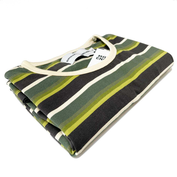 Madcap England Dekker Retro 70s Stripe Ringer T-shirt in Jetset MC1044 Madcap England Dekker Retro 70s Stripe Ringer T-shirt in Jetset MC1044