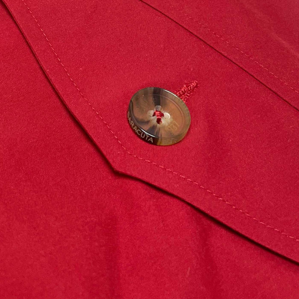 Baracuta Made in England Men's G9 Harrington Jacket in Chili Pepper BRCPS0001 5309