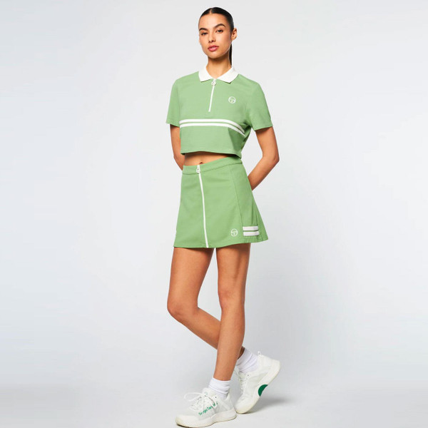 Sergio Tacchini Miss Supermac Polo Shirt in Jade Green STW10131