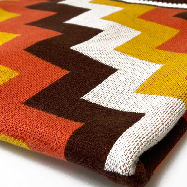 Rainmaker Step Jacquard Knitted T-shirt in Potting Soil by Madcap England