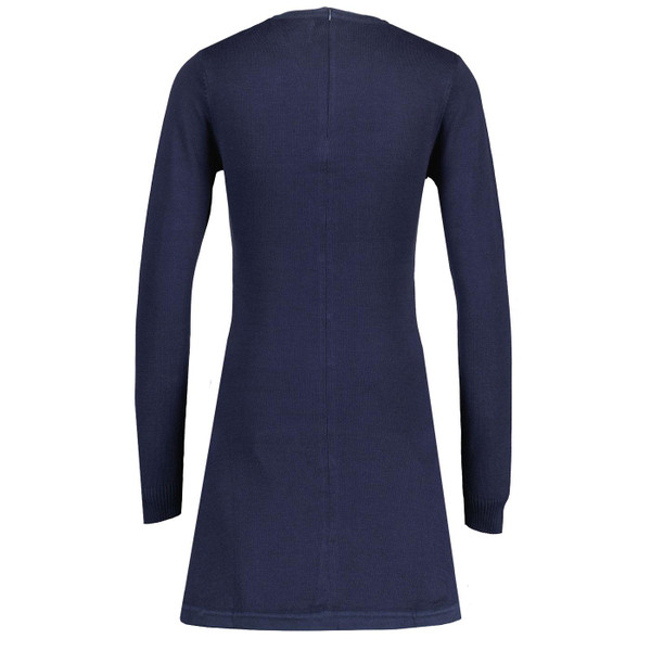 Madcap England Capitol Retro Knitted Stripe Dress in Navy Blazer MC1101 Madcap England Capitol Retro Knitted Stripe Dress in Navy Blazer MC1101