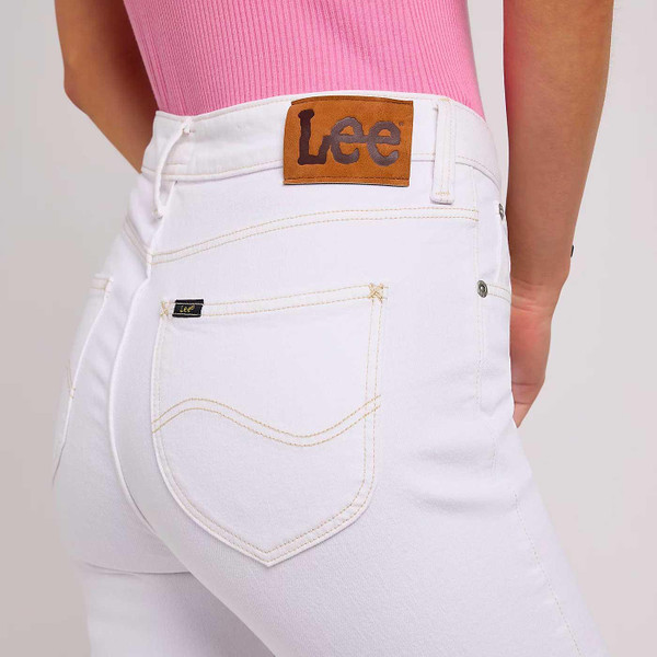 Lee Breese Women's Retro Denim Flares in Illuminated White 112351239 Lee Breese Women's Retro Denim Flares in Illuminated White 112351239