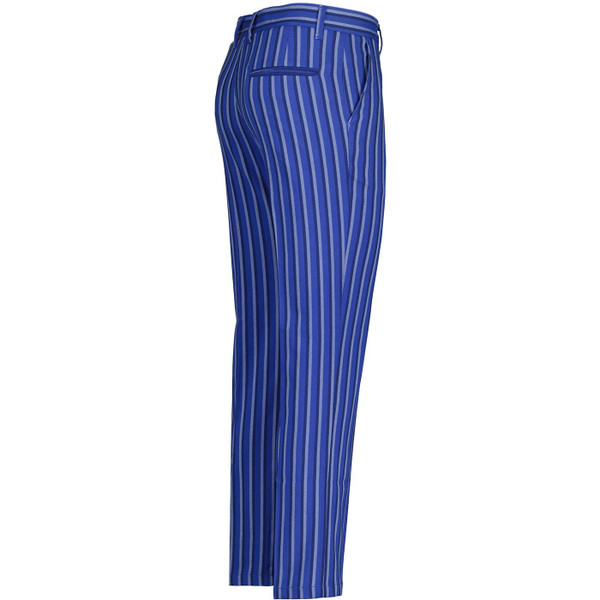Madcap England 1960s Mod Slim Leg Mod Stripe Trousers in Classic Blue MC1015