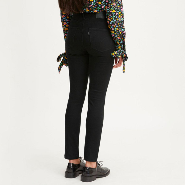 Levi's 721 Women's Retro Indie High Rise Skinny Jeans in Long Shot Black